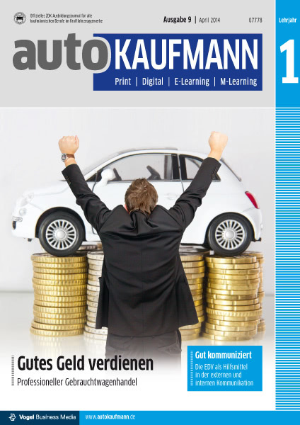 autoKAUFMANN 09/2014 Lehrjahr 1