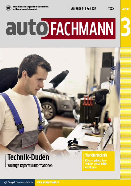 autoFACHMANN 9/2017 Lehrjahr 3