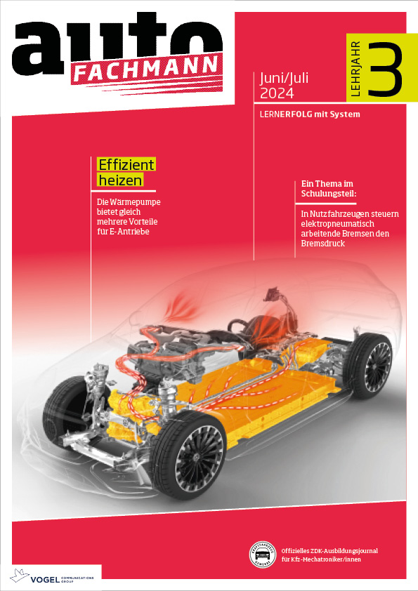 autoFACHMANN 11/2024 Lehrjahr 3 Titelseite Magazin autoFACHMANN Juni/Juli 2024 3. Lehrjahr
