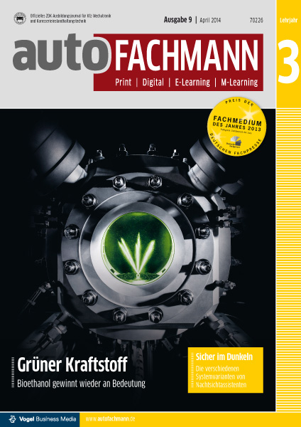 autoFACHMANN 09/2014 Lehrjahr 3