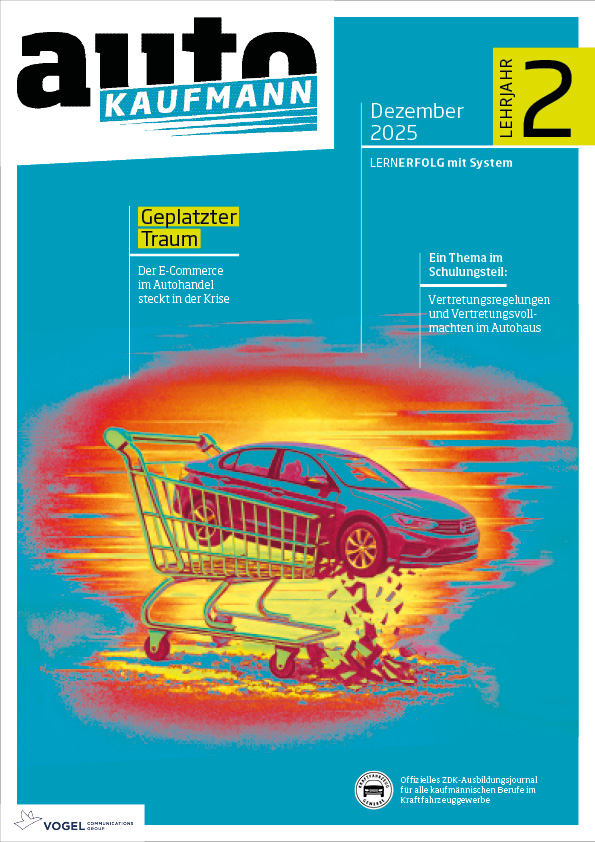 itelseite Magazin autoKAUFMANN Dezember 2025, 2. Lehrjahr