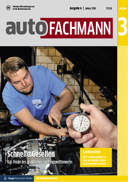 autoFACHMANN 6/2018 Lehrjahr 3