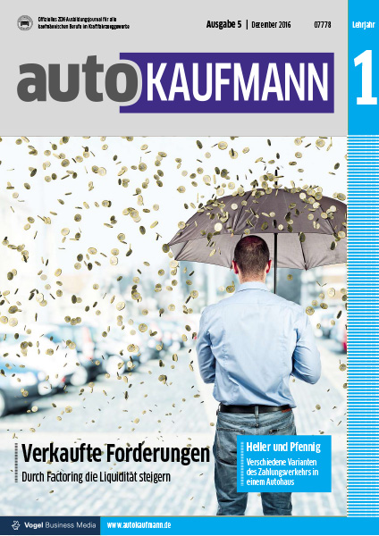 autoKAUFMANN 5/2016 Lehrjahr 1