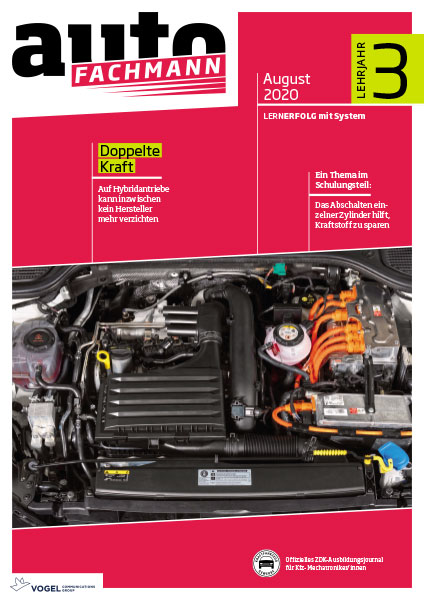 AF-001_LJ3cotf11nVYbT59 Titelseite autoFACHMANN August 2020 Lehrjahr 3