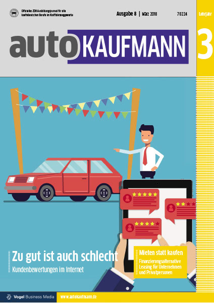 autoKAUFMANN 8/2018 Lehrjahr 3