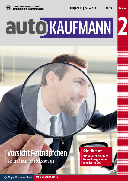 autoKAUFMANN 7/2017 Lehrjahr 2