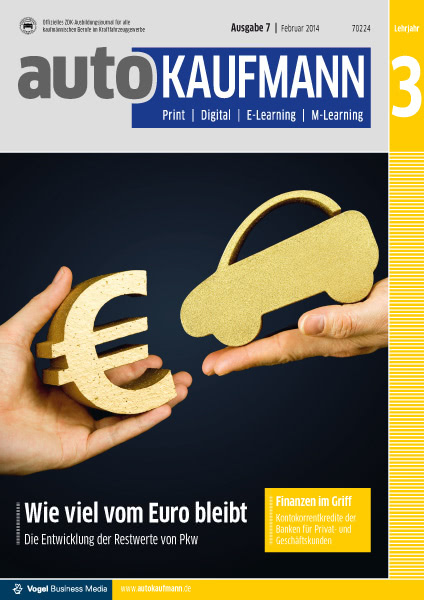 autoKAUFMANN 07/2014 Lehrjahr 3