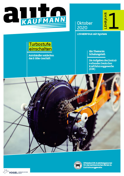 AK-003_LJ1bg84144QMVGE5 Titelseite autoKAUFMANN Oktober 2020 Lehrjahr 1