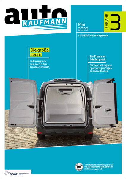 AK-010_LJ3GrXfBwfa5OyrS Titelseite autoKAUFMANN Mai 2023 Lehrjahr 3