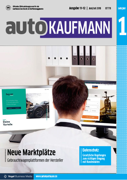 autoKAUFMANN 11-12/2018 Lehrjahr 1