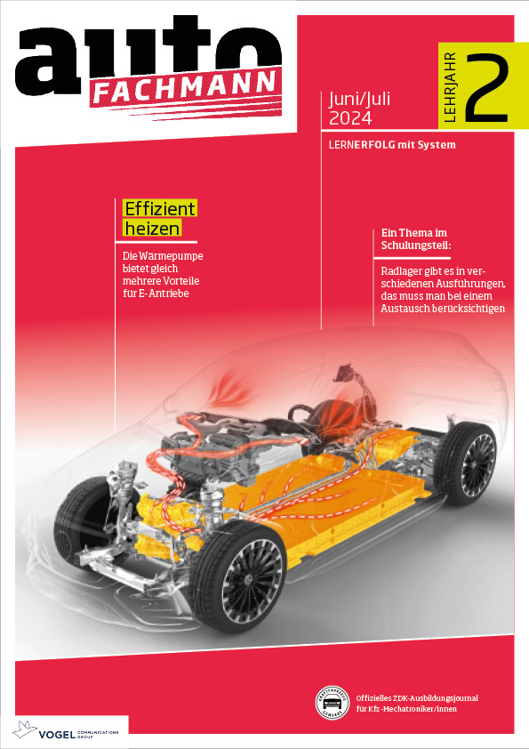 autoFACHMANN 11/2024 Lehrjahr 2 Titelseite Magazin autoFACHMANN Juni/Juli 2024 2. Lehrjahr