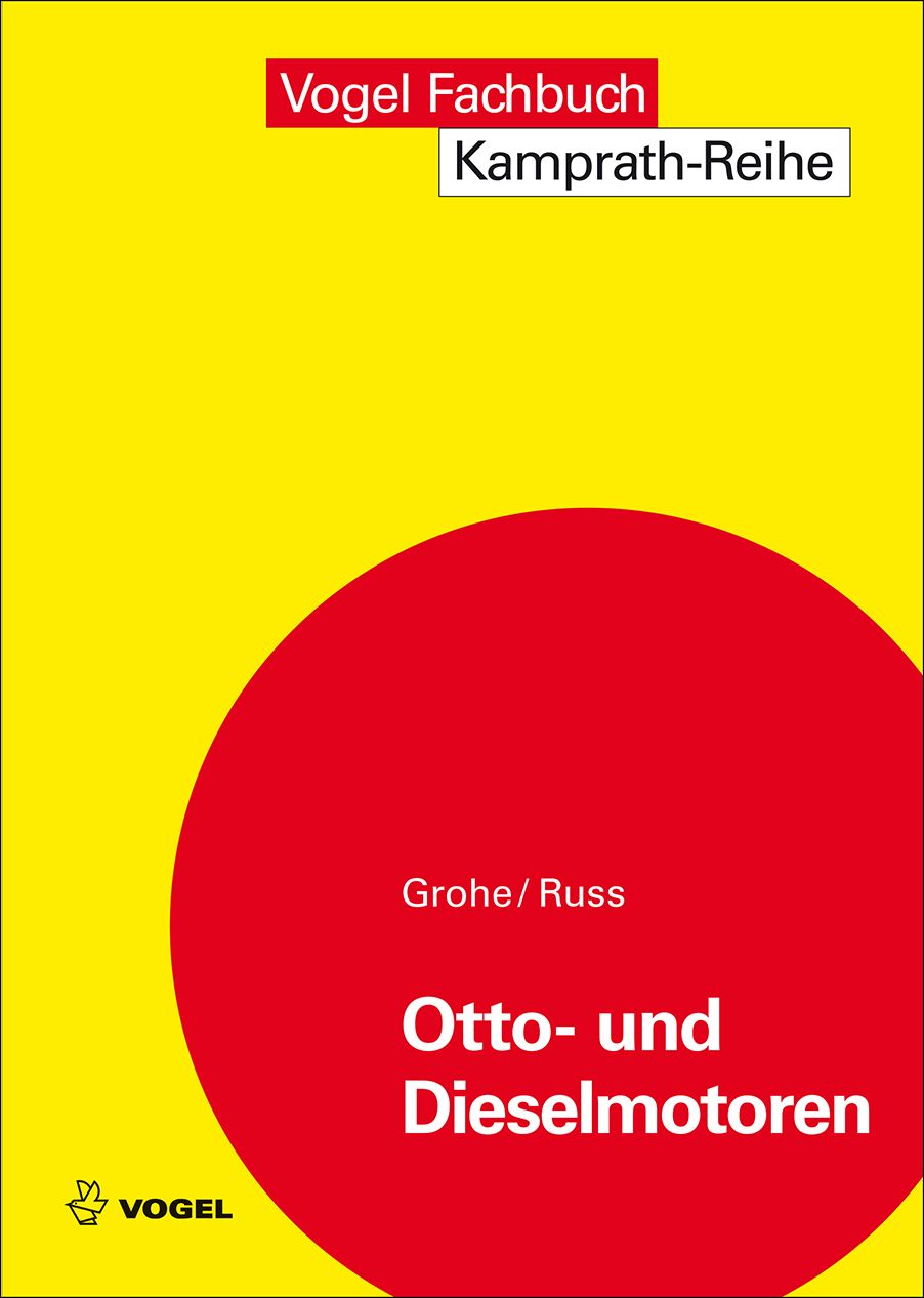 3351 Cover des Buchs Otto- und Dieselmotoren der Autoren Grohe, Heinz und Russ, Gerald