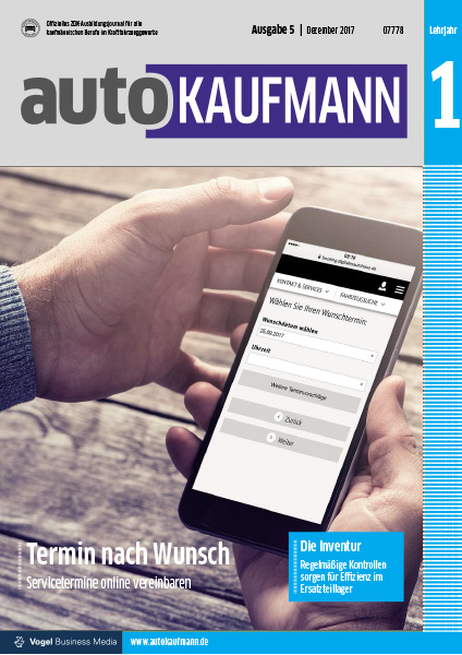 autoKAUFMANN 5/2017 Lehrjahr 1