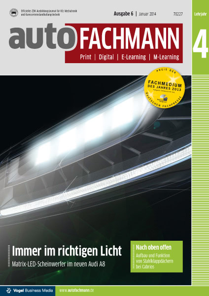 autoFACHMANN 06/2014 Lehrjahr 4