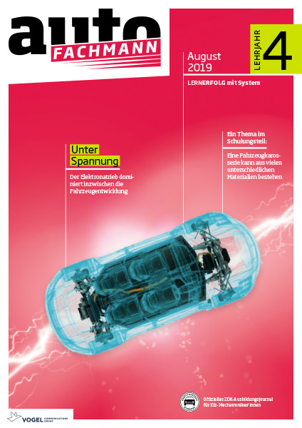 AF-001_LJ4hkJdFhsTl1E59 Titelseite autoFACHMANN August 2019 Lehrjahr 4