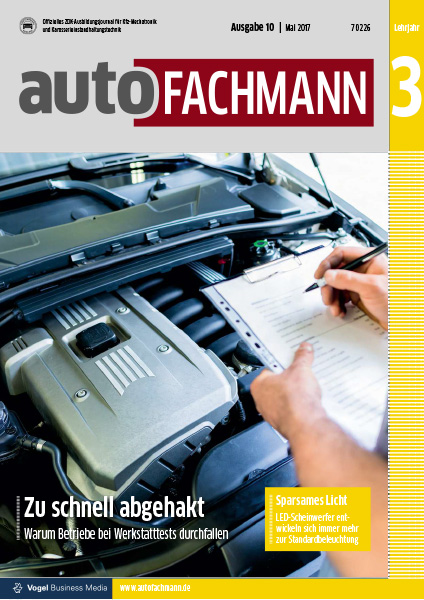 autoFACHMANN 10/2017 Lehrjahr 3