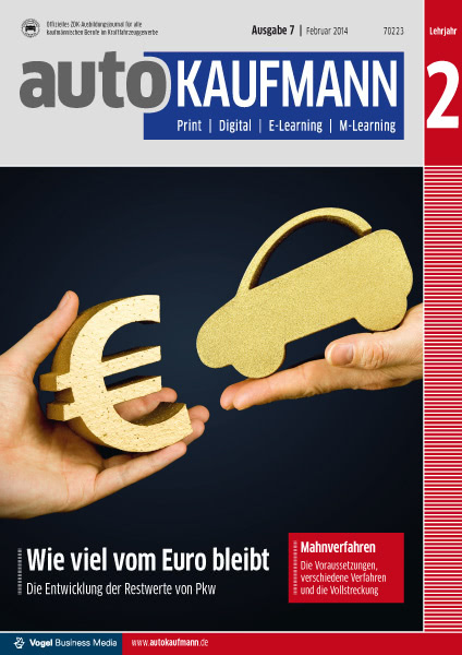 autoKAUFMANN 07/2014 Lehrjahr 2