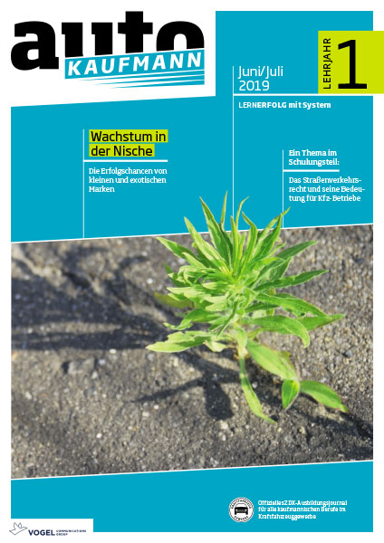 AK-011_LJ13Tga7ZCcY9idB Titelseite autoKAUFMANN Juni/Juli 2019 Lehrjahr 1