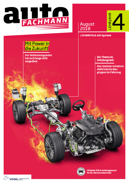 AF-001_LJ4UrwQUgJ0m5KlB Titelseite autoFACHMANN August 2018 Lehrjahr 4