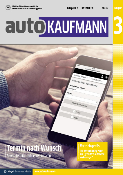 autoKAUFMANN 5/2017 Lehrjahr 3