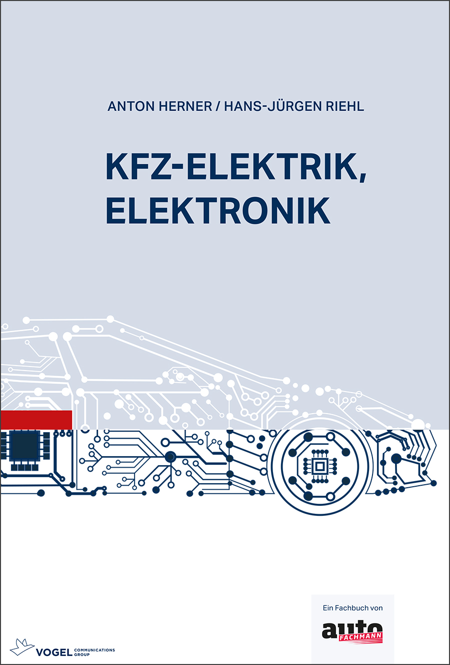 3497 Cover des Buchs Kfz-Elektrik Elektronik der Autoren Anton Herner und Hans-Jürgen Riehl