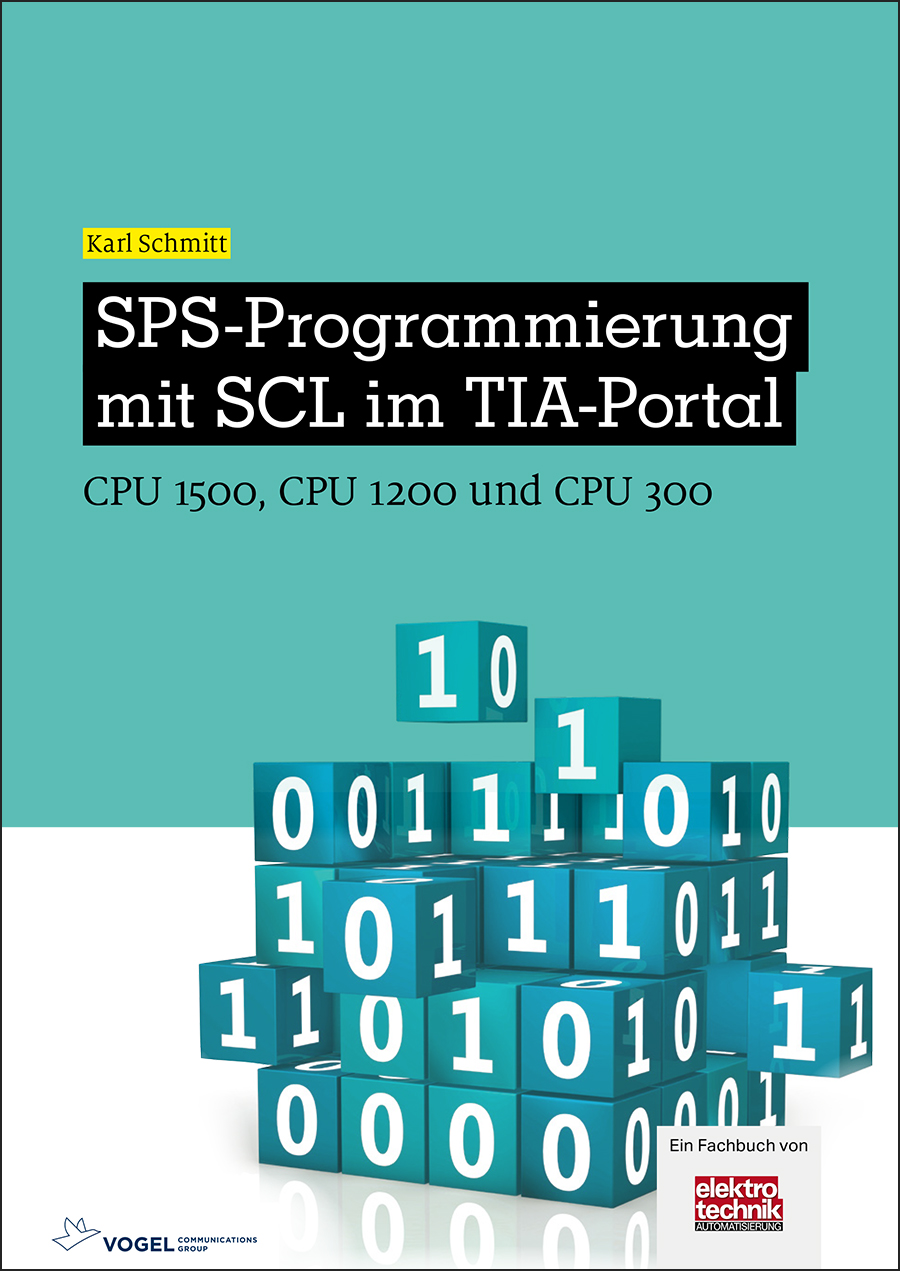 3456 Cover des Buchs SPS-Programmierung mit SCL im TIA-Portal des Autors Karl Schmitt