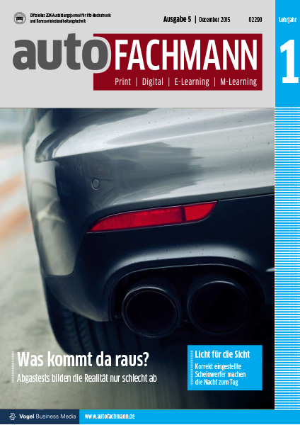 autoFACHMANN 05/2015 Lehrjahr 1